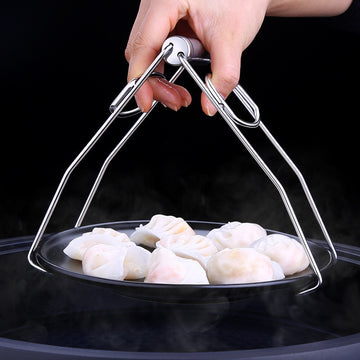 Stainless Steel Anti-Scald Bowl and Tray Lifting Clamp - Kitchen Tool