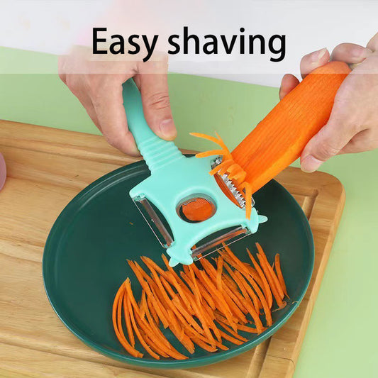 3-in-1 Stainless Steel Peeler: Peel, Shave, and Slice Effortlessly