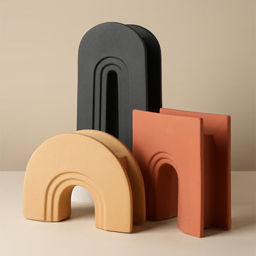 Verwandeln Sie Ihren Raum: Nordische Keramikvase – ein Meisterwerk geometrischer Eleganz und Kreativität!