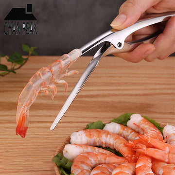 Streamline Your Seafood Prep with the Stainless Steel Shrimp Shell Remover