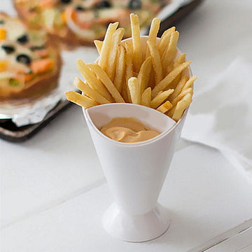 Upgrade Your Snack Game with our Snack Cone Stand + Dip Holder