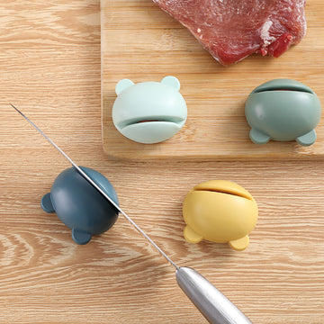 Cartoon Manual Knife Sharpener - Compact Kitchen Sharpening Tool