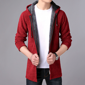 PureStyle - Casual Urban Fleece-Lined Zipper Hoodie