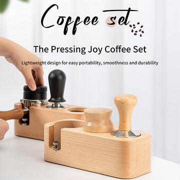 Perfect Your Brew: Enhance Your Coffee Making with Our Wooden Coffee Press Set