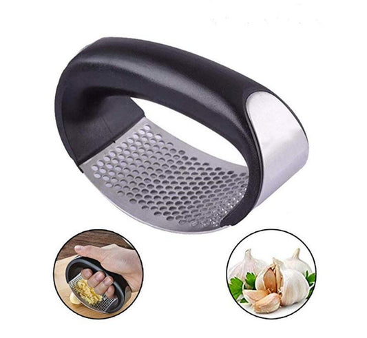 Master the Art of Flavor with Our Ergonomic Stainless Steel Garlic Press