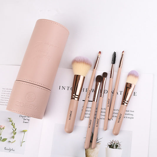 Elevate Your Makeup Game with Our 7-Piece Makeup Brush Set