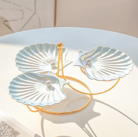 Dazzle Your Guests: Elegant Shell Dessert Table Rack