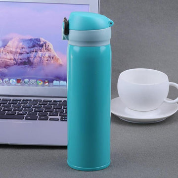 450ml Stainless Steel Travel Thermos - Double Wall Insulated Mug