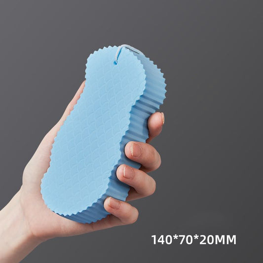 Gentle on Skin, Tough on Dirt: The 3D Fish Scale Pattern Bath Sponge for the Whole Family