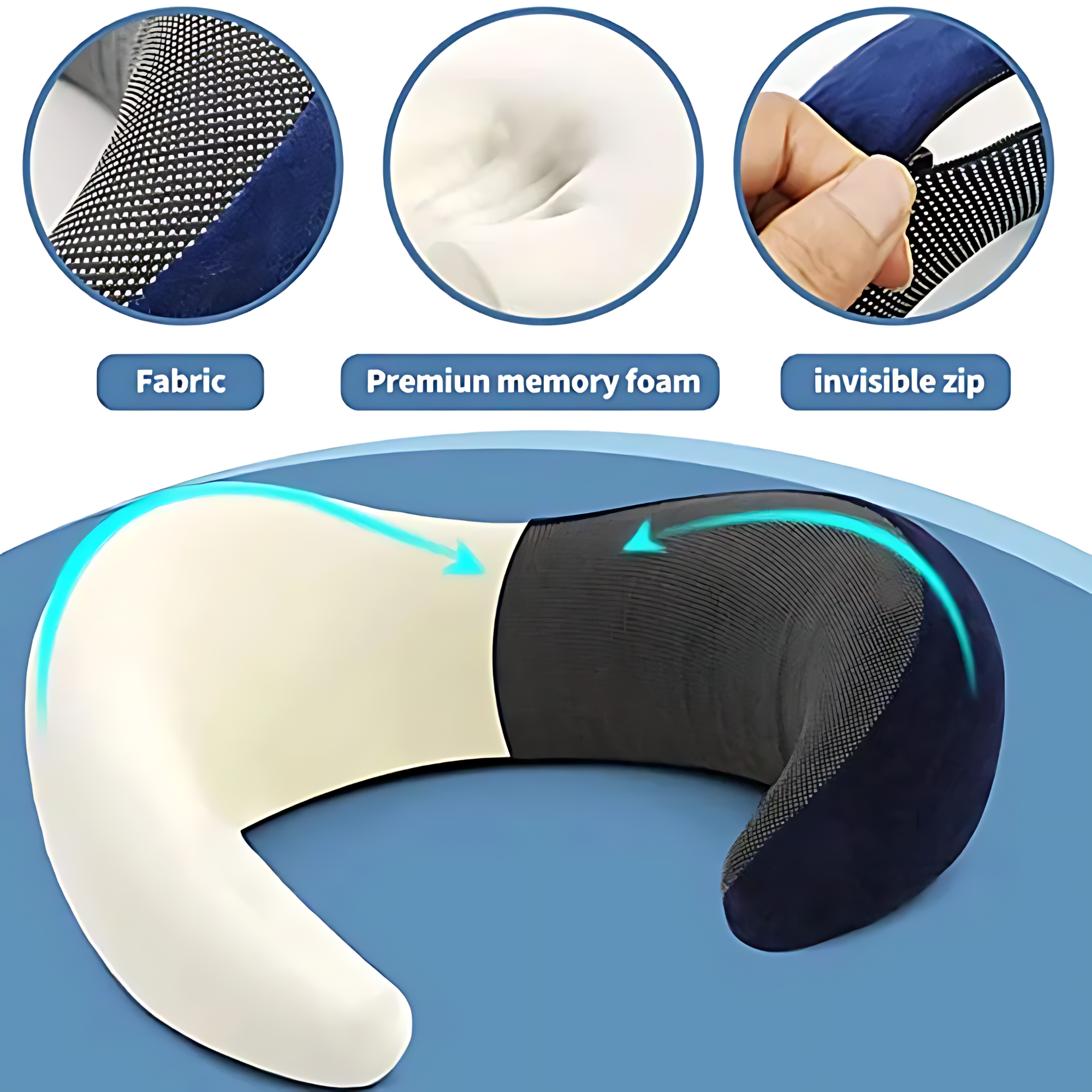 CloudNap Travel Pillow — The Ultimate Neck Pillow for Restful Journeys