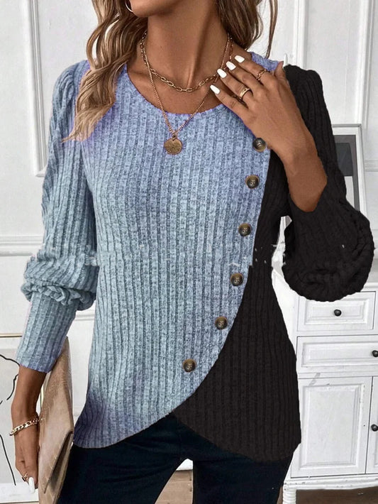 TwistKnit Asymmetrical Sweater – Modern Style, Cozy Comfort