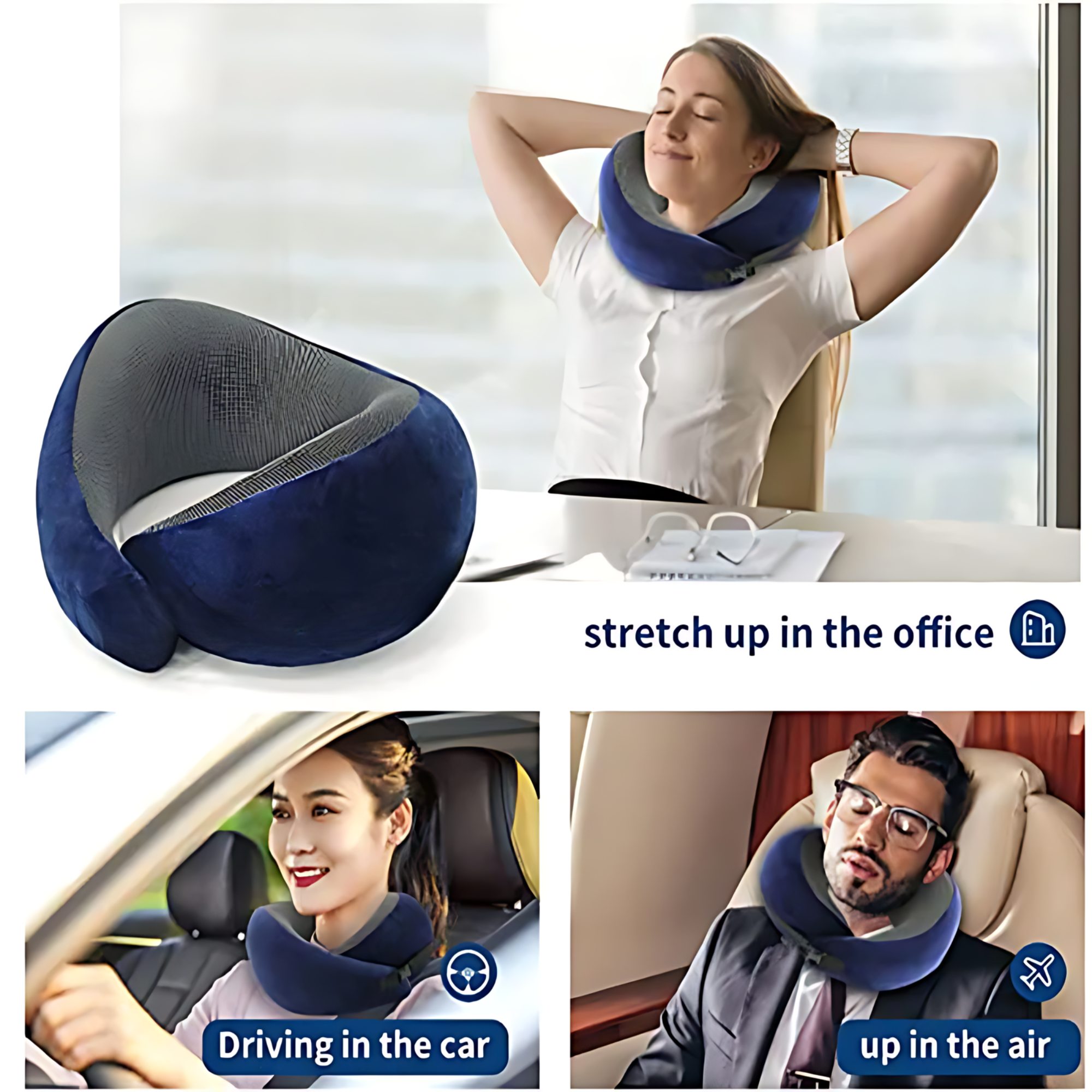 CloudNap Travel Pillow — The Ultimate Neck Pillow for Restful Journeys