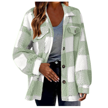 AutumnVibe Plaid Jacket – Effortless Style & Comfort