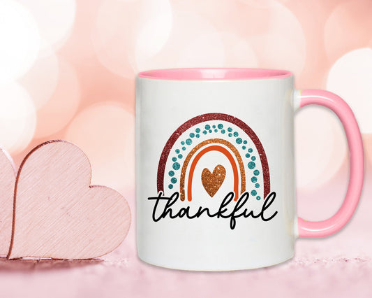 Thankful  PNG, Rainbow Png Design, Boho Rainbow PNG Files For Cricut, Fall, Autumn, Thanksgiving, Funny, Halloween, Files for Cricut